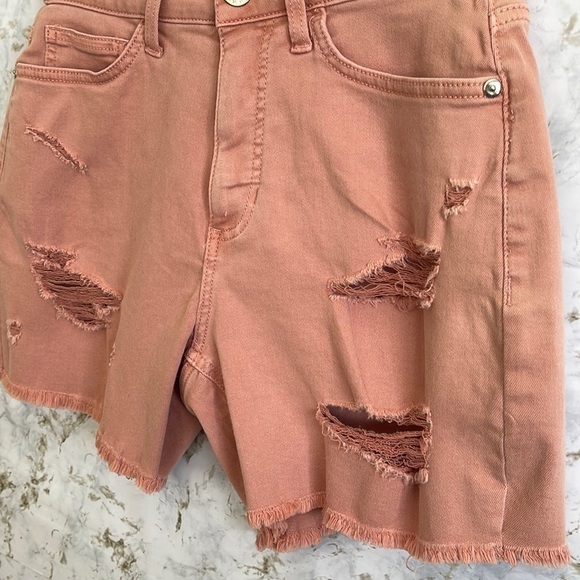LC Lauren Conrad Distressed High Rise Shorts l SIZE 4 - Picture 2 of 6